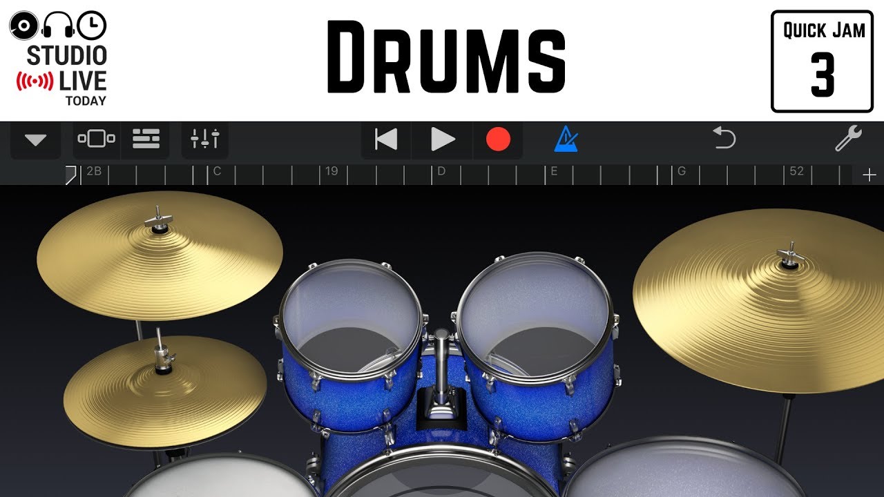 Drums for garageband ipad pro
